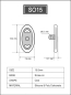 Preview: Silicone Pad for Glasses 15 mm oval screw on