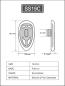 Preview: Silicone Pad for Glasses 19 mm A-Shape push in