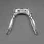 Preview: Silicone Wing Bridge 17 mm Metal Insert silver